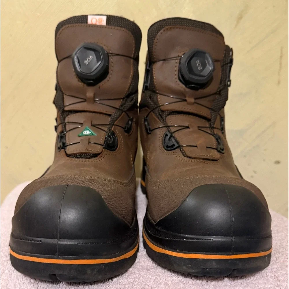 Grisport Master Con D3t Mens BOA Safety Work Boots Brown Leather Vibram 10.5
